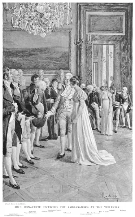 Framed Print : Josephine & Ambassadors Framed Print : Josephine & Ambassadors
