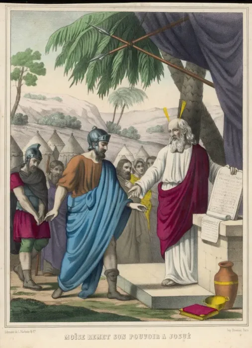 Framed Print : Joshua and Moses Framed Print : Joshua and Moses