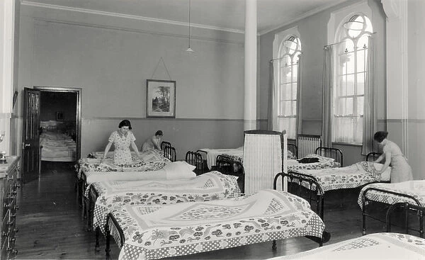 Josiah Mason Orphanage, Birmingham - Bedmaking