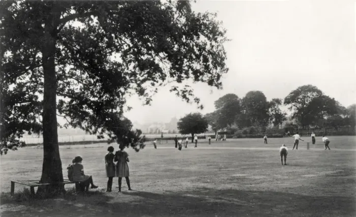 Framed Print : Josiah Mason Orphanage, Birmingham - Cricket Match Framed Print : Josiah Mason Orphanage, Birmingham - Cricket Match