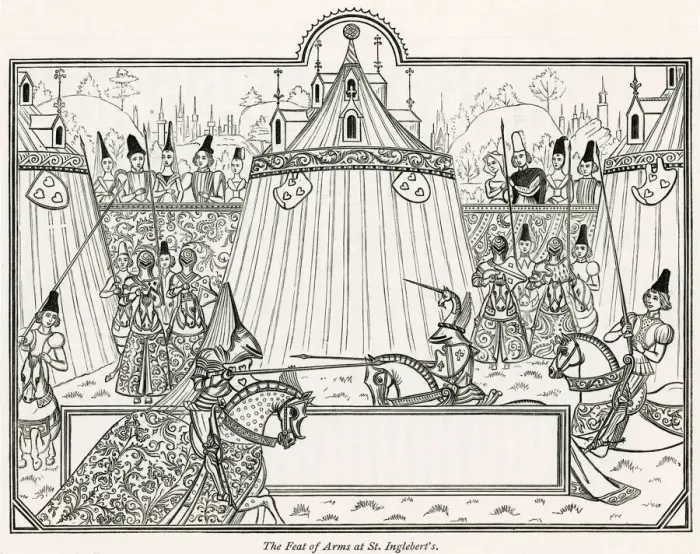 Framed Print : Jousting tournament Framed Print : Jousting tournament