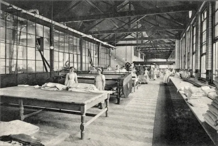 Framed Print : Joyce Green Hospital - ironing room Framed Print : Joyce Green Hospital - ironing room