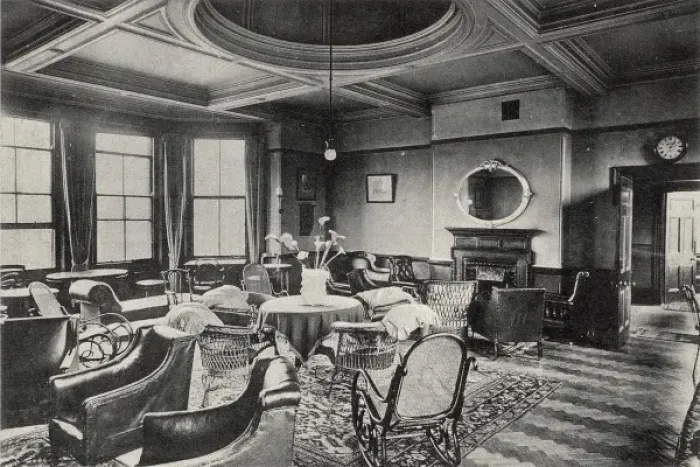 Framed Print : Joyce Green Hospital Sitting Room in Nurses Home Framed Print : Joyce Green Hospital Sitting Room in Nurses Home