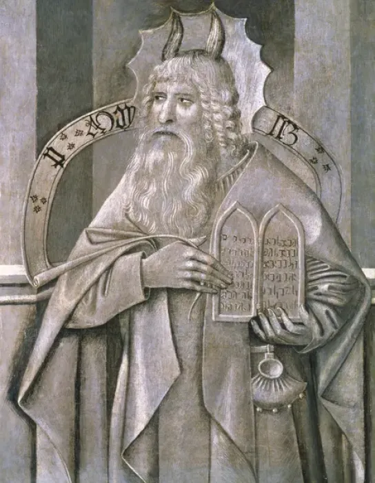 Framed Print : Juame Huguet (1412-1492). Moses. C. 1455 Framed Print : Juame Huguet (1412-1492). Moses. C. 1455