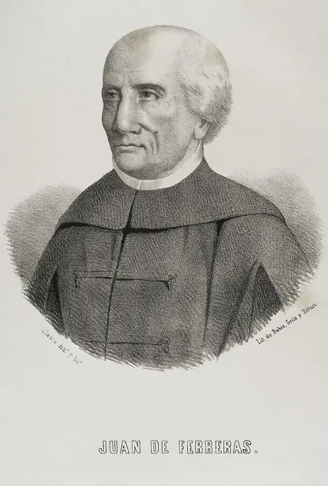 Framed Print : Juan Ferreras (1652-1735). Spanish priest and historian Framed Print : Juan Ferreras (1652-1735). Spanish priest and historian