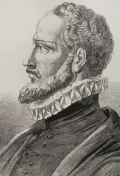 Juan de Herrera (1530-1597). Portrait by Urrabieta