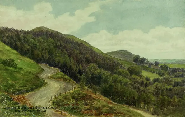 Framed Print : Jubilee Drive and British Camp, Malvern Hills, Worcs Framed Print : Jubilee Drive and British Camp, Malvern Hills, Worcs