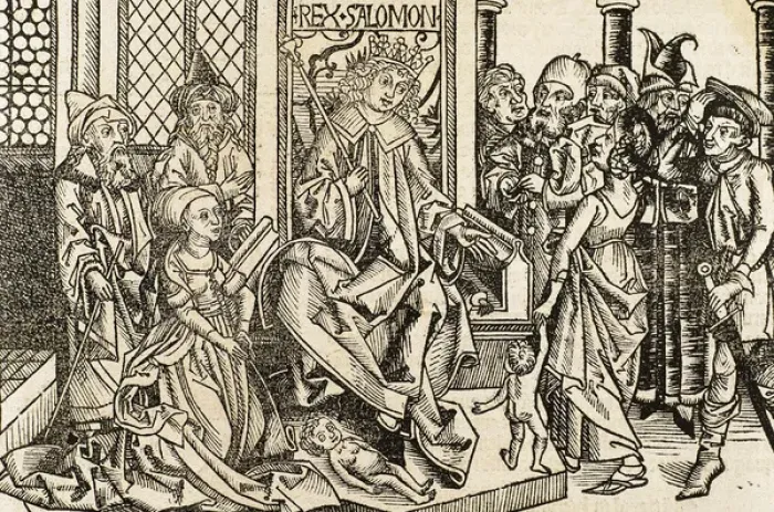 Framed Print : Judgement of Solomon Framed Print : Judgement of Solomon