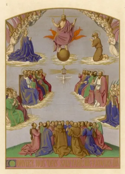Framed Print : Judgment Day / Fouquet Framed Print : Judgment Day / Fouquet