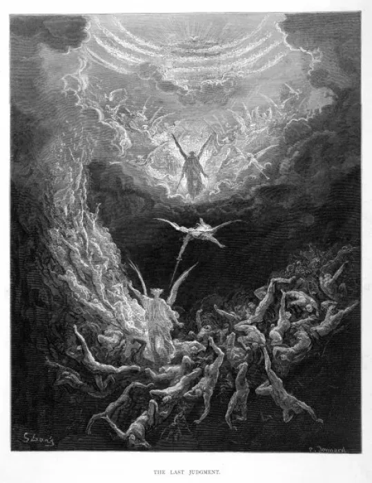 Framed Print : Last Judgment (Dore) Framed Print : Last Judgment (Dore)
