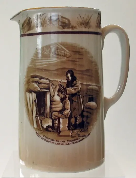 Framed Print : Jug - A Souvenir of the Great War Framed Print : Jug - A Souvenir of the Great War