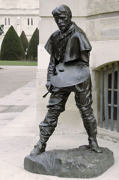 Jules Bastien-Lepage, 1889. Sculpture by Auguste Rodin