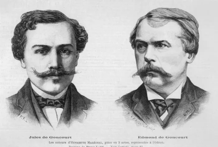 Framed Print : Jules & Edmond Goncourt Framed Print : Jules & Edmond Goncourt