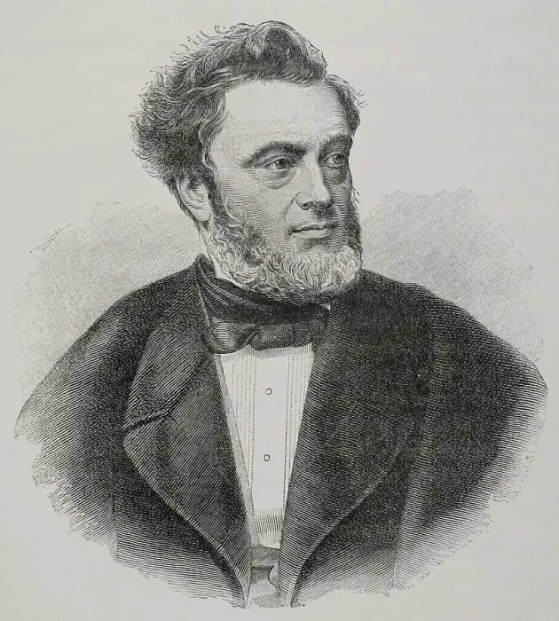 Framed Print : Jules Favre (1809-1880). French republican politician Framed Print : Jules Favre (1809-1880). French republican politician