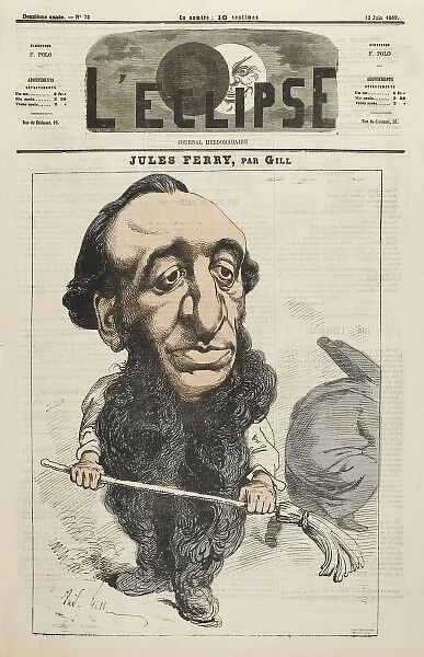 Jules Ferry. JULES FERRY French statesman, caricatured in French magazine