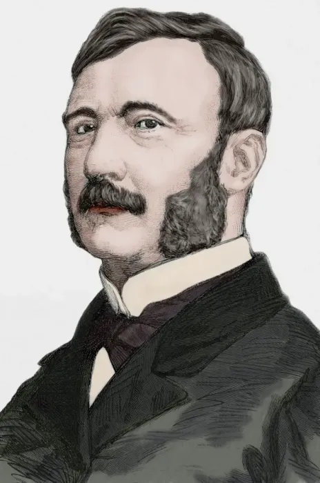 Framed Print : Jules Louis Joseph Brame (1808-1878). Colored engraving Framed Print : Jules Louis Joseph Brame (1808-1878). Colored engraving