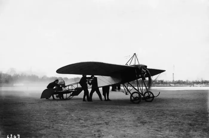 Framed Print : Jules Vedrines before Taking-Off in a Morane-Soulnier Mo? Framed Print : Jules Vedrines before Taking-Off in a Morane-Soulnier Mo?