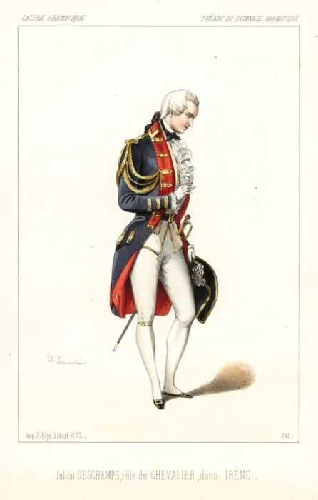 Framed Print : Julien Deschamps as the Chevalier in Irene Framed Print : Julien Deschamps as the Chevalier in Irene