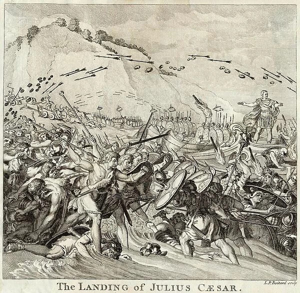 Julius Caesars first attempt to invade Britain