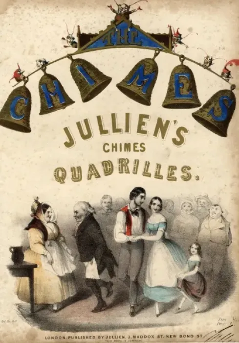 Framed Print : Julliens Chimes Quadrilles, music sheet Framed Print : Julliens Chimes Quadrilles, music sheet