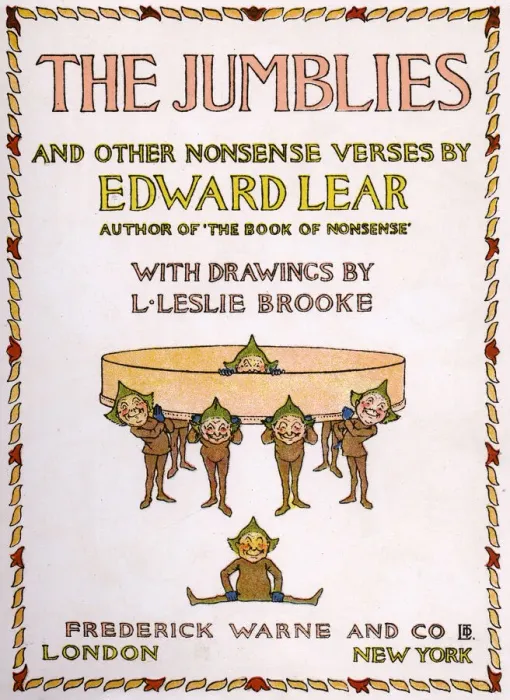 Framed Print : The Jumblies and Other Nonsense Verses by Edward Lear Framed Print : The Jumblies and Other Nonsense Verses by Edward Lear
