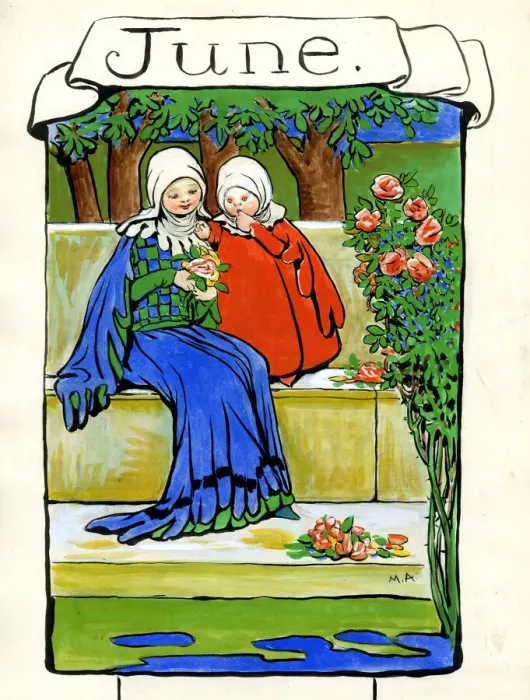 Framed Print : June, by Minnie Asprey Framed Print : June, by Minnie Asprey
