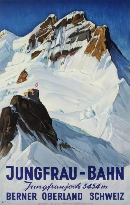Framed Print : Jungfrau-Bahn by Ernst Hodel Framed Print : Jungfrau-Bahn by Ernst Hodel