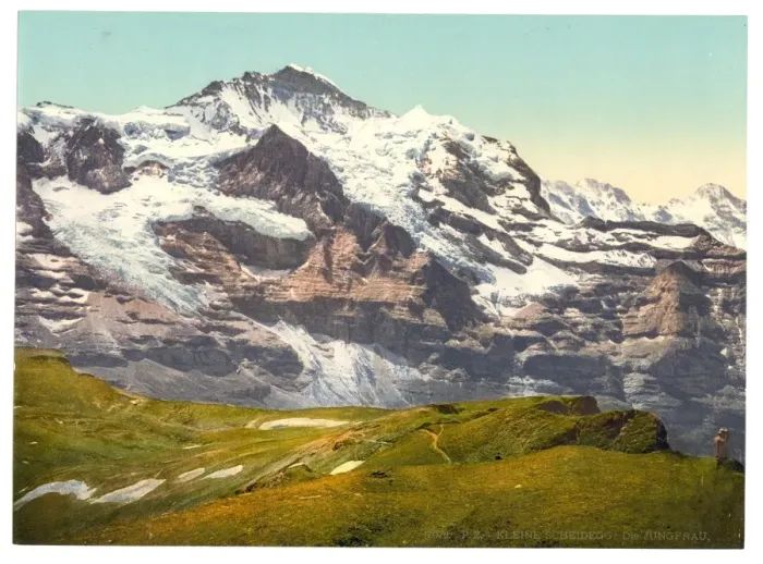 Framed Print : Jungfrau and Scheidegg, Bernese Oberland, Switzerland Framed Print : Jungfrau and Scheidegg, Bernese Oberland, Switzerland