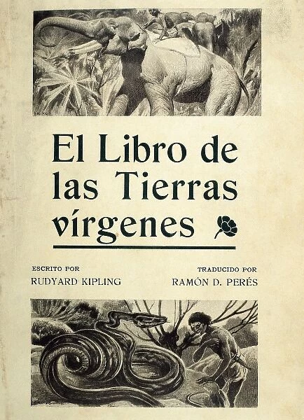 The Jungle Book. Cover of a Spanish version of The Jungle Book by British writer