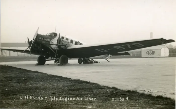 Framed Print : Junkers G24, D-879, Pluto, of Luft Hansa Framed Print : Junkers G24, D-879, Pluto, of Luft Hansa