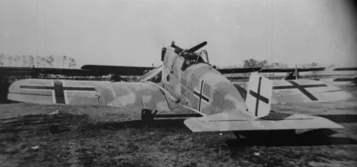 Framed Print : Junkers J9 DI aft, (on the ground) Framed Print : Junkers J9 DI aft, (on the ground)