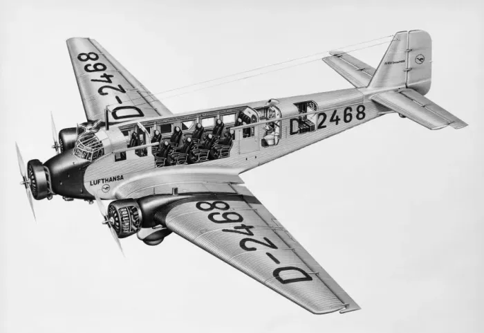 Framed Print : Junkers Ju-52 Framed Print : Junkers Ju-52