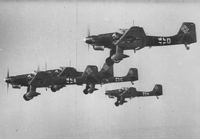 Framed Print : Junkers Ju 87B -earlier versions used in the Spanish Ci Framed Print : Junkers Ju 87B -earlier versions used in the Spanish Ci