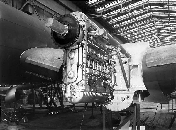 Junkers Jumo 205 heavy oil engine fitted to a Ha139 seaplane
