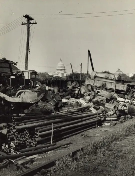 Framed Print : Junkyard. Washington, D. C Framed Print : Junkyard. Washington, D. C