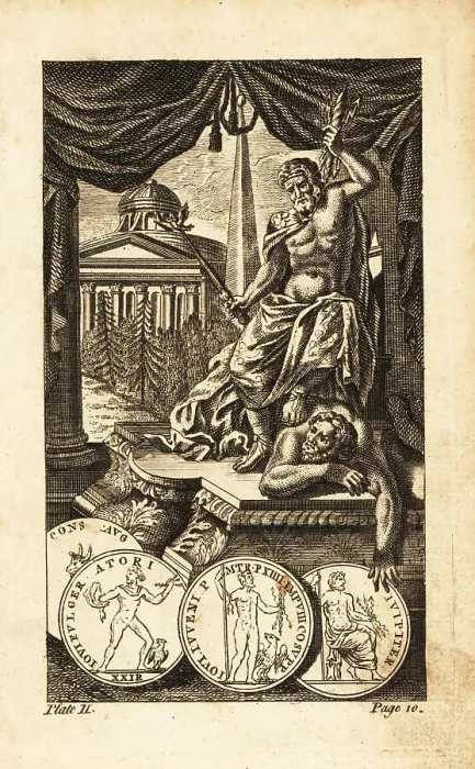 Framed Print : Jupiter or Jove, Roman god of the sky and thunder