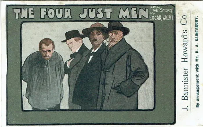 Framed Print : The Four Just Men Framed Print : The Four Just Men