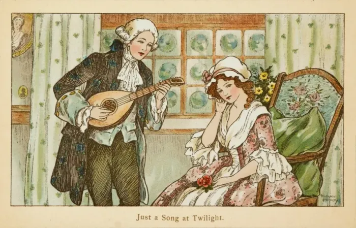 Framed Print : Just a song at twilight by Florence Hardy Framed Print : Just a song at twilight by Florence Hardy