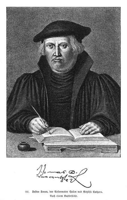 Framed Print : Justus Jonas Writing Framed Print : Justus Jonas Writing