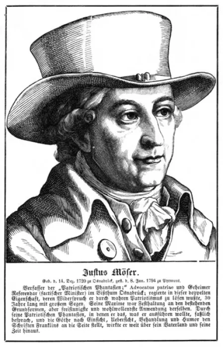 Framed Print : Justus Moser Framed Print : Justus Moser