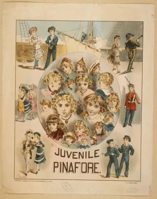 Framed Print : Juvenile Pinafore Framed Print : Juvenile Pinafore