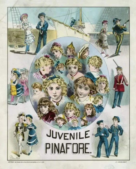 Framed Print : Juvenile pinafore
