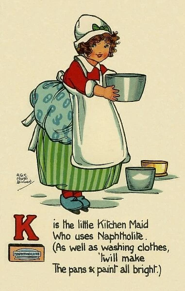 K is the little Kitchen maid