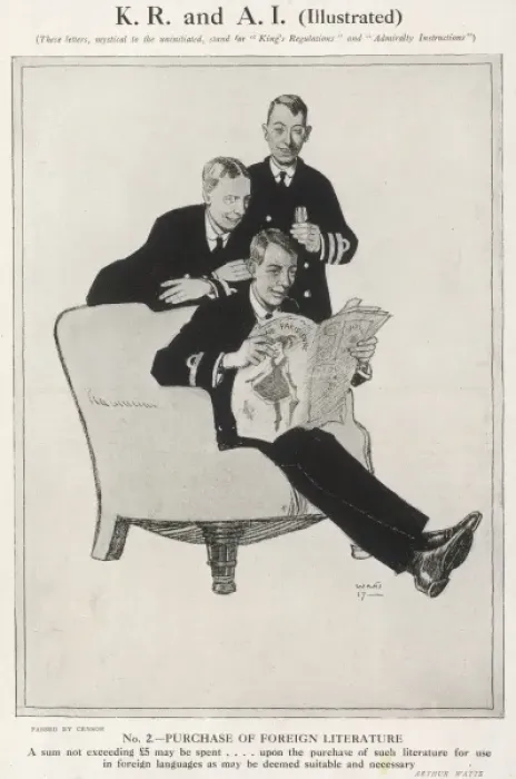 Framed Print : K. R. and A. I. (Illustrated): Purchase of Foreign Literatur