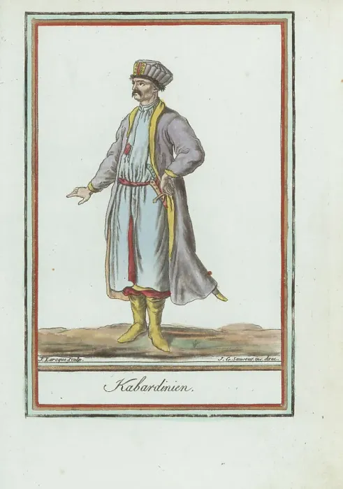 Framed Print : Kabardian man, one of the 12 Circassian tribes Framed Print : Kabardian man, one of the 12 Circassian tribes