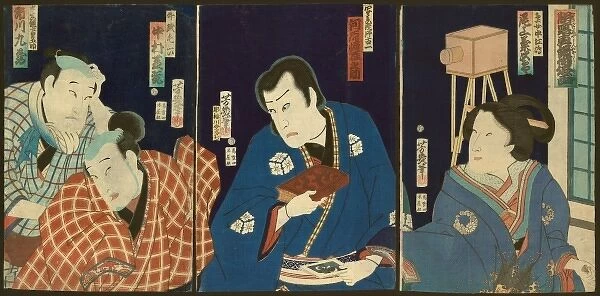 Kabuki scene of early photography