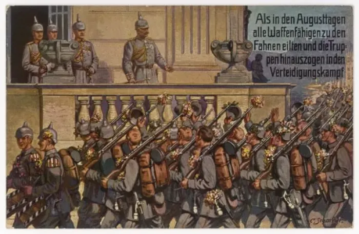 Framed Print : Kaiser & Troops / 1915 Framed Print : Kaiser & Troops / 1915