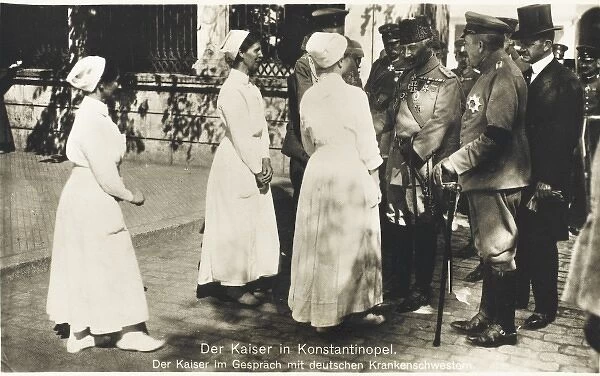 Kaiser Wilhelm II in Constantinople during WWI