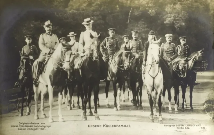 Framed Print : Kaiser Wilhelm II and Family Framed Print : Kaiser Wilhelm II and Family