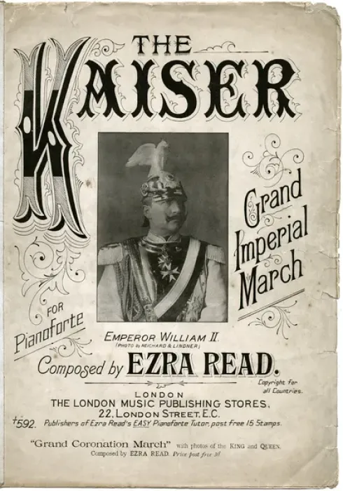 Framed Print : Kaiser Wilhelm II, Imperial March Framed Print : Kaiser Wilhelm II, Imperial March